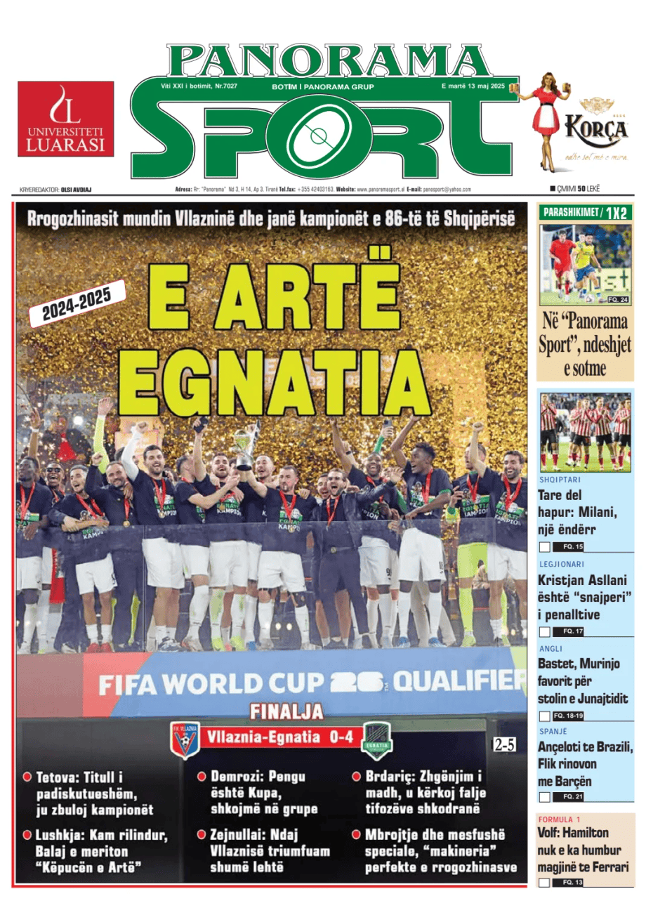 Prima-pagina-Panorama Sport-oggi-edizione-di-oggi-20250513